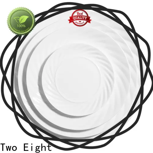 Two Eight crystal plates for business for dinning room 1