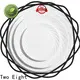 Two Eight crystal plates for business for dinning room 1