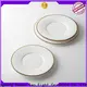 Two Eight High-quality flat white porcelain plate factory for dinner 1