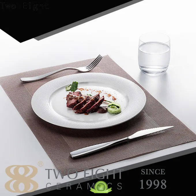 Two Eight Top white porcelain plate hotel for business for home 1