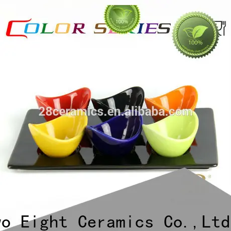 Two Eight pink ceramic bowls Suppliers for restaurant 1