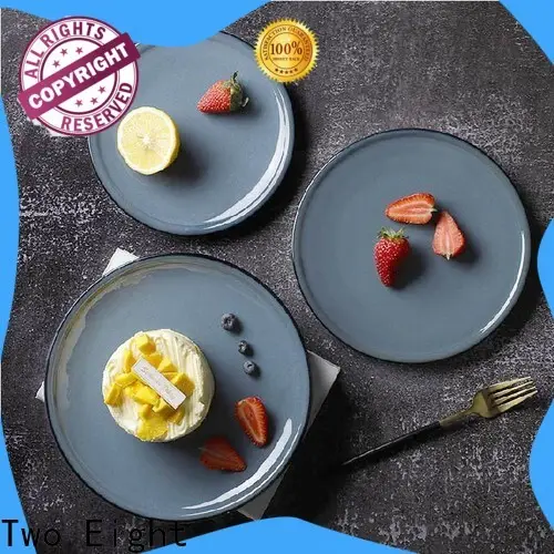Two Eight Custom dining plates Suppliers for dinner 1