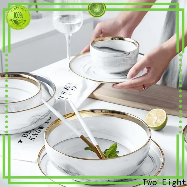 Two Eight ceramic soup bowl Supply for dinning room2 1