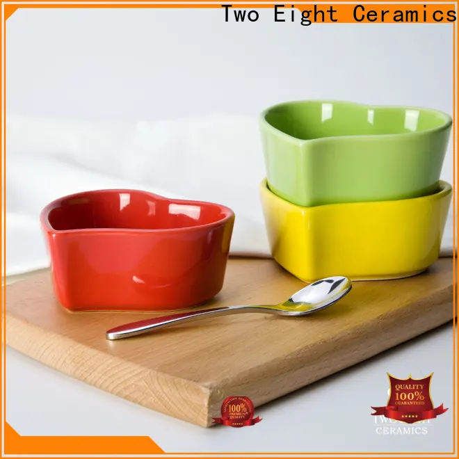 Two Eight square ceramic bowls factory for restaurant 1