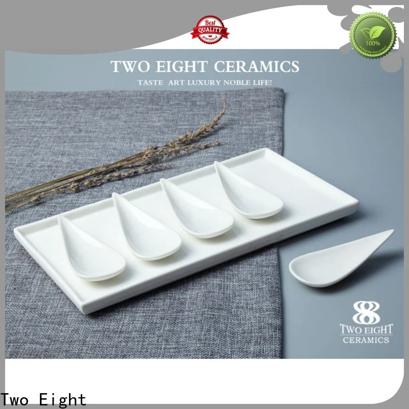 Two Eight stoneware dishes 1