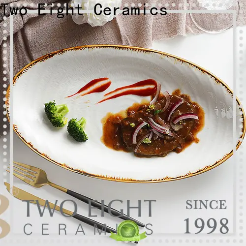 Two Eight Wholesale handmade clay plates Supply for kitchen 1