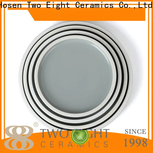 Two Eight modern plates Supply for dinner 1