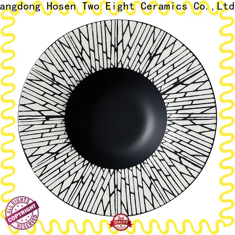 Two Eight large ceramic plates Suppliers for dinner 1