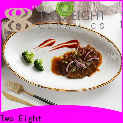 Two Eight Custom rectangular plates factory for hotel 1
