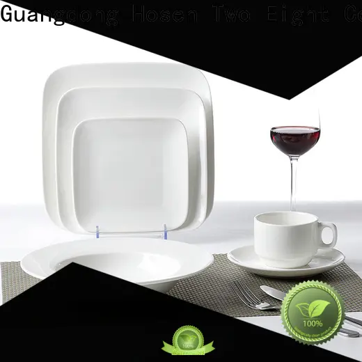 Two Eight Custom assiette porcelaine for business for hotel 1