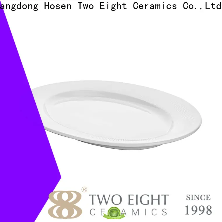 Two Eight Top serving plates ceramic factory for dinner 1