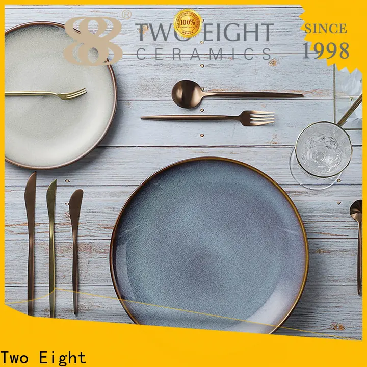Two Eight Wholesale dinner plates porcelain for business for bistro 1