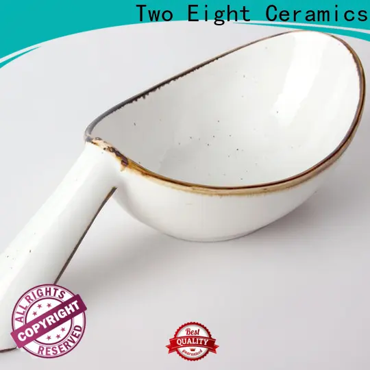 Two Eight white ceramic fruit bowl Supply for kitchen 1