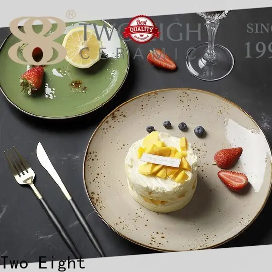 Two Eight Top colorful pottery dinnerware for business for restaurant 1
