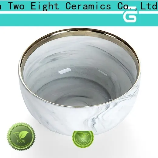 Two Eight yellow ceramic bowl4 1