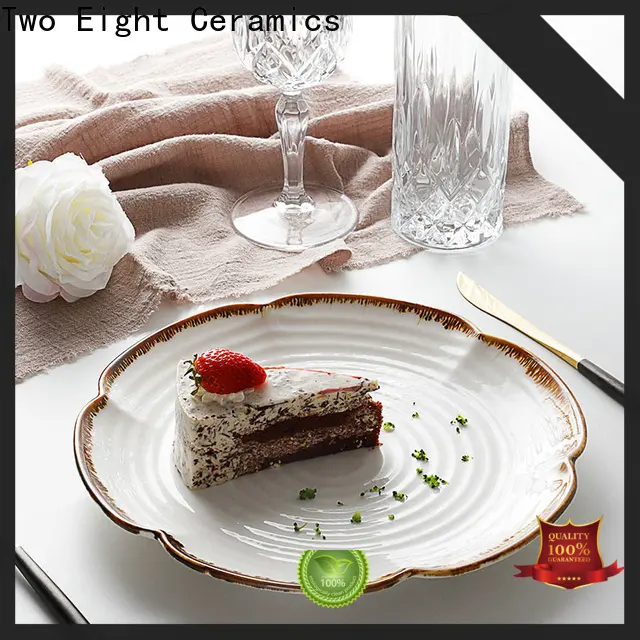 Two Eight Latest crystal plates Supply for restaurant 1