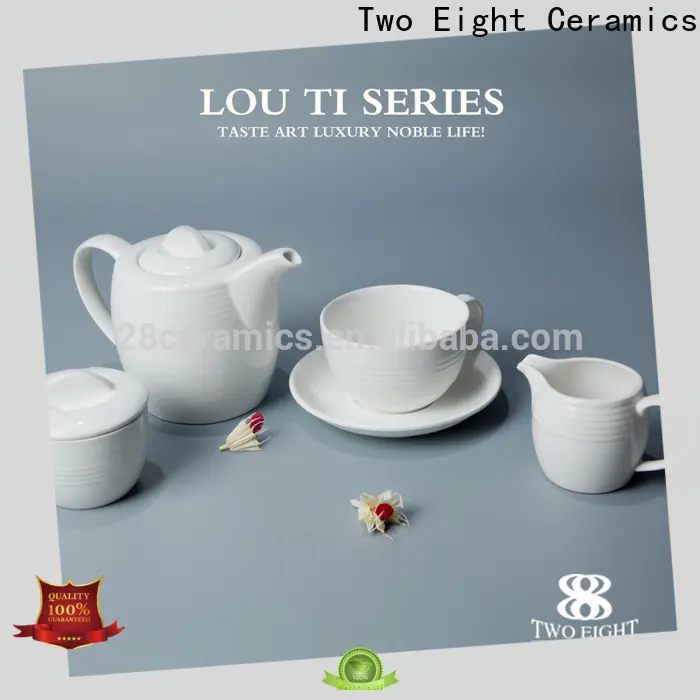 Two Eight tea cup and saucer sets cheap for business for kitchen 1