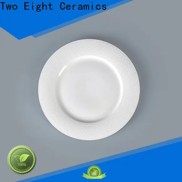 Custom plates white company for restaurant 1