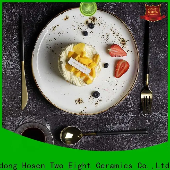 Two Eight Wholesale ceramic dinner plates Suppliers for home 1