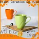 Wholesale green ceramic mugs Suppliers for kitchen 1