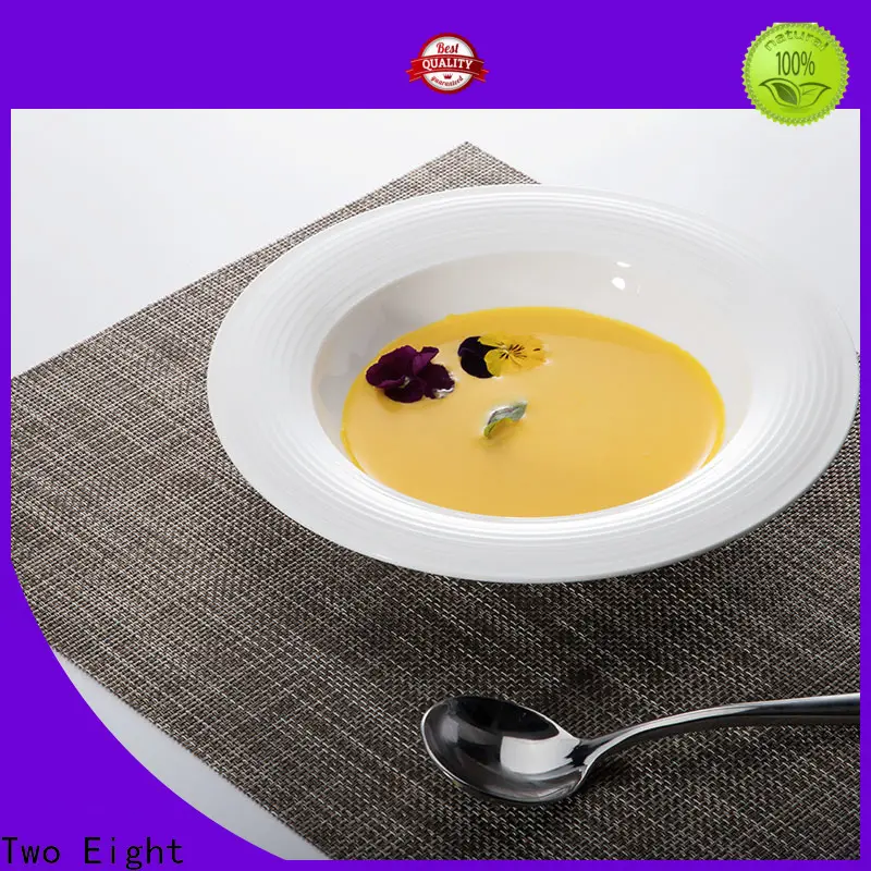 Two Eight dessert plates ceramic for business for kitchen 1