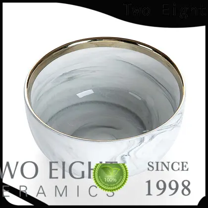 Two Eight deep ceramic bowls6 1