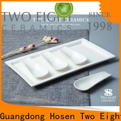 Two Eight stoneware plates 1