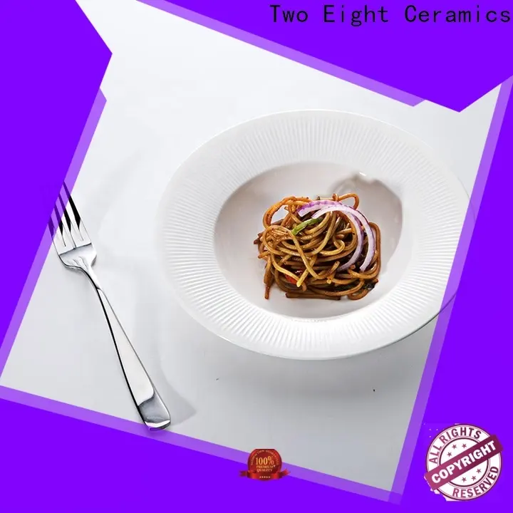 Two Eight handmade ceramic plates Suppliers for bistro 1