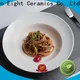 Two Eight ceramic dinner plates company for hotel 1