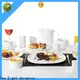 Two Eight Wholesale white ceramic dinner plates Supply for restaurant 1