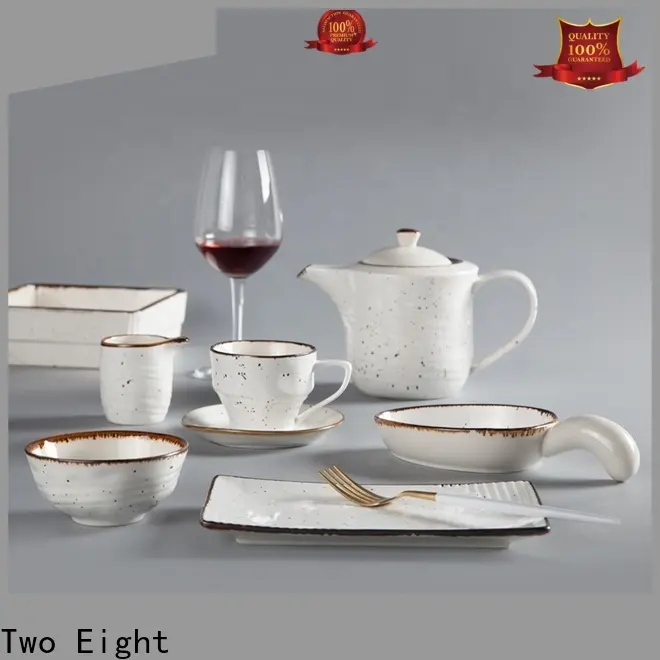 Two Eight Custom plate dishes manufacturers for bistro 1