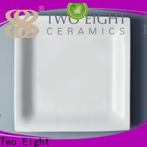 Two Eight ceramic square plate factory for dinning room 1