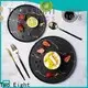 Two Eight porcelain dinner plates company for bistro 1