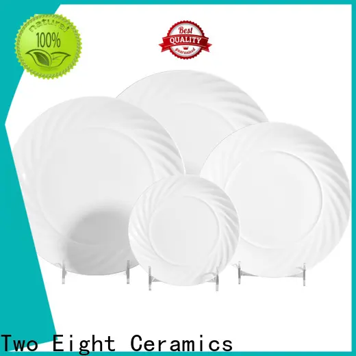Two Eight ceramic cake plates Suppliers for hotel 1