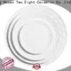 Best plain white ceramic plates Supply for dinning room 1