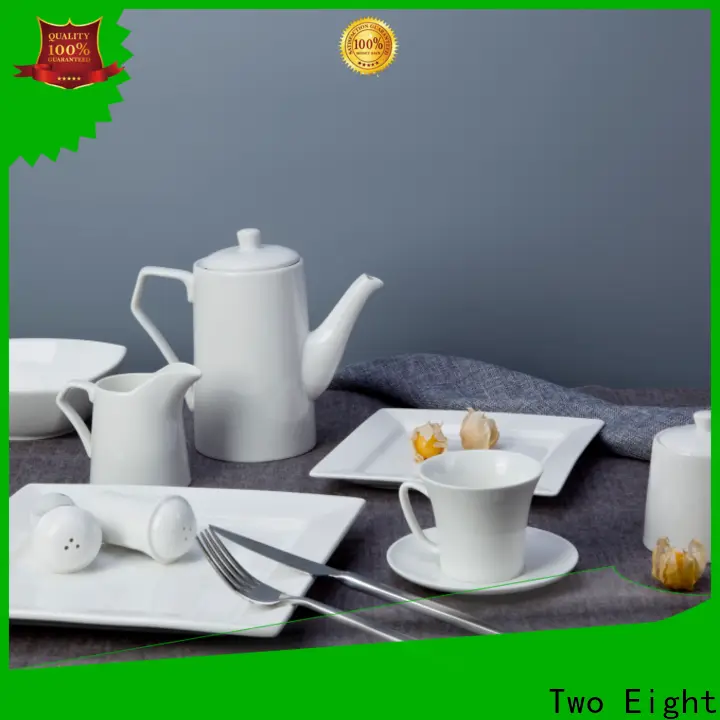 Two Eight Custom tea cup saucer set Supply for bistro 1