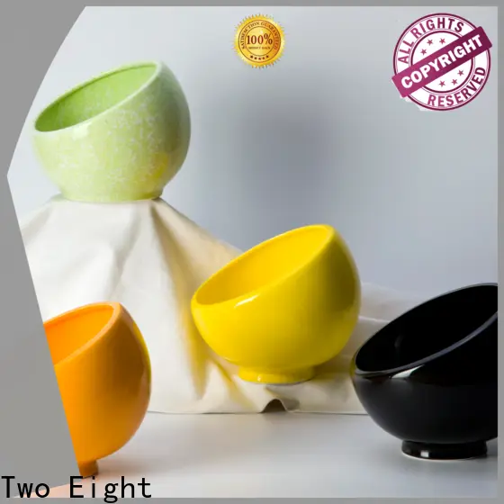 Two Eight High-quality glazed ceramic bowls for business for dinning room 1