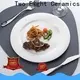 Two Eight ceramic plate printing for business for restaurant 1