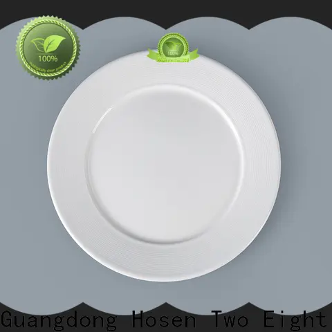 Two Eight flat ceramic plate Suppliers for restaurant 1