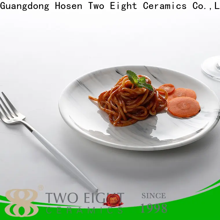 Two Eight pottery plate designs Supply for hotel 1