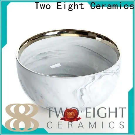 Two Eight pink ceramic bowls Suppliers for restaurant1 1