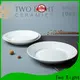 Two Eight Custom white pottery plates manufacturers for dinning room 1