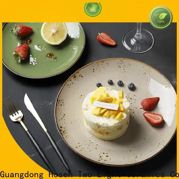 Two Eight rectangle ceramic plates company for hotel1 1