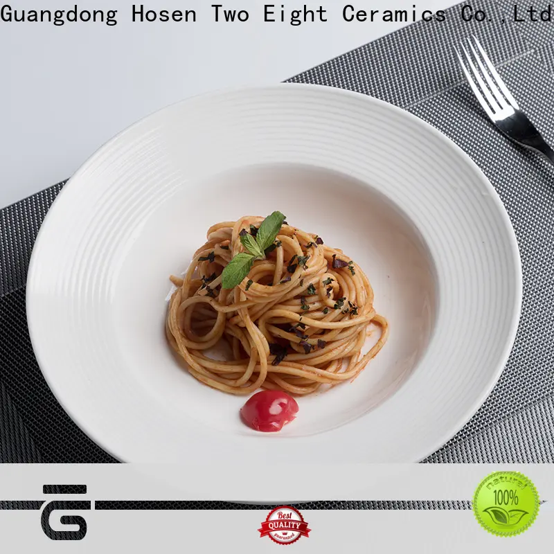 Two Eight bowls and plate for business for restaurant 1