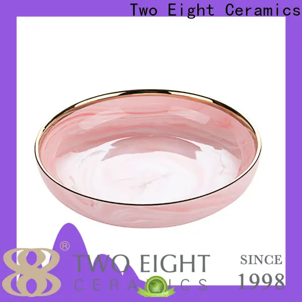 Two Eight Custom rustic dinner plates for business for hotel 1