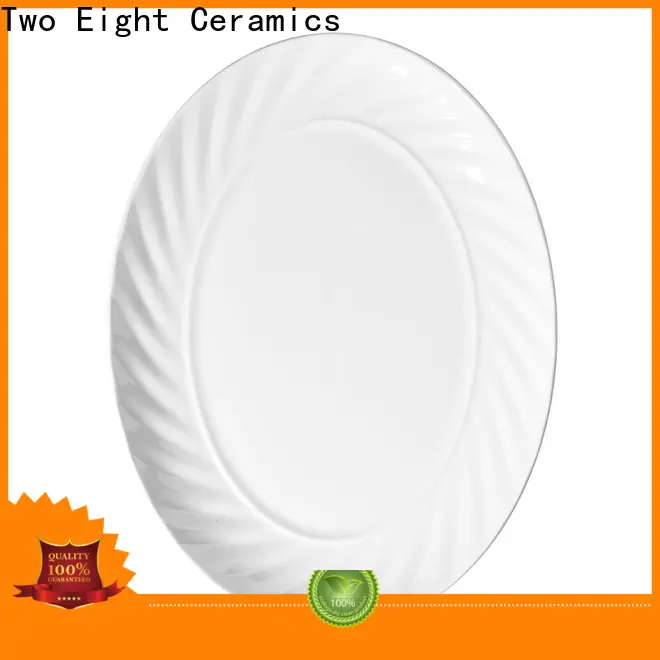 Two Eight large ceramic plates manufacturers for bistro1 1