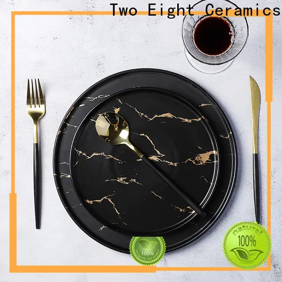 Two Eight dinner plates ceramic Suppliers for bistro 1