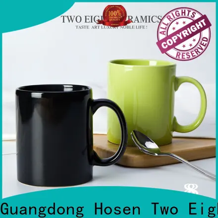 Two Eight coffee mugs with initials for business for dinner 1