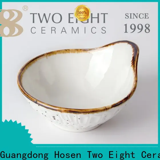 Two Eight Custom ceramic dessert bowls manufacturers for bistro 1