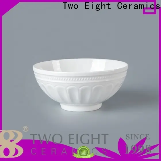 Two Eight orange ceramic bowl factory for hotel 1